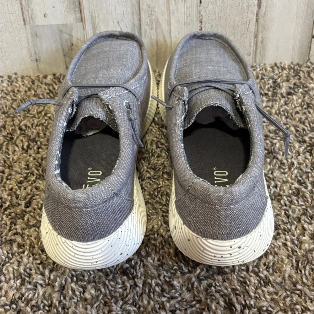 Crevo‎ Boy’s Charcoal Slip-On Loafers Size 2